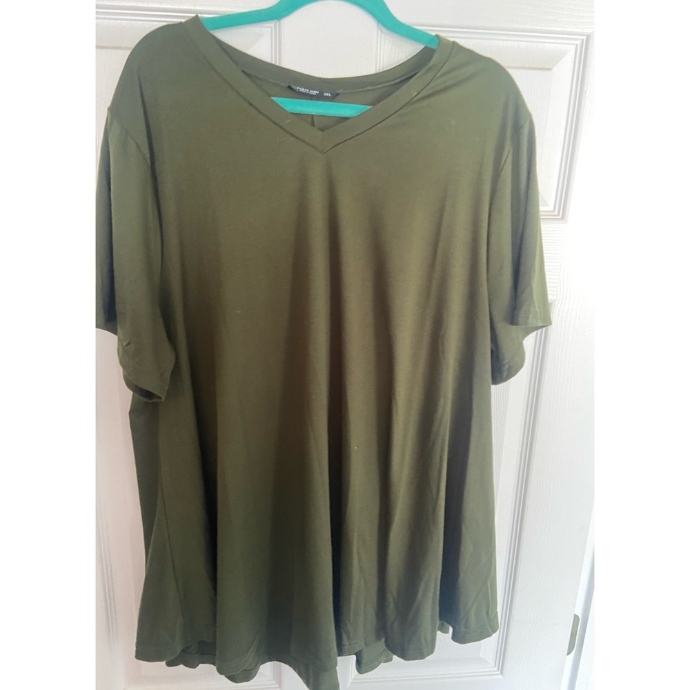 SHEIN swing top Olive green T-shirt size 3 XL